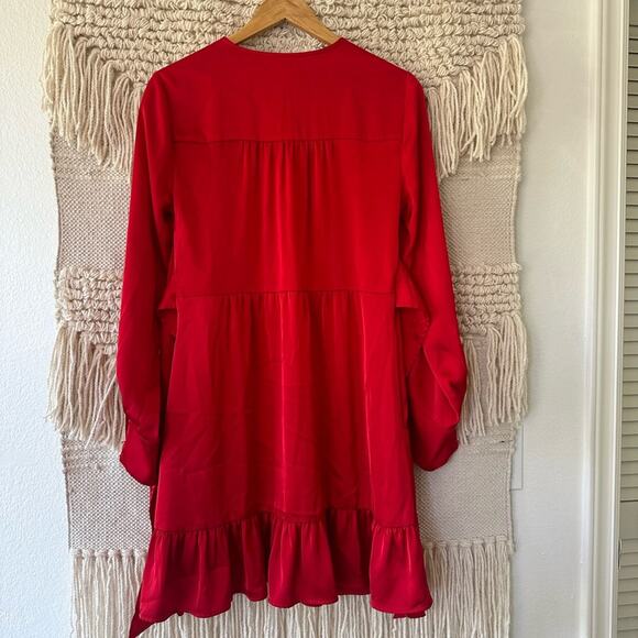 DONT BUY Marissa Webb Collective Satin Tie Front Dress - Picture 11 of 11